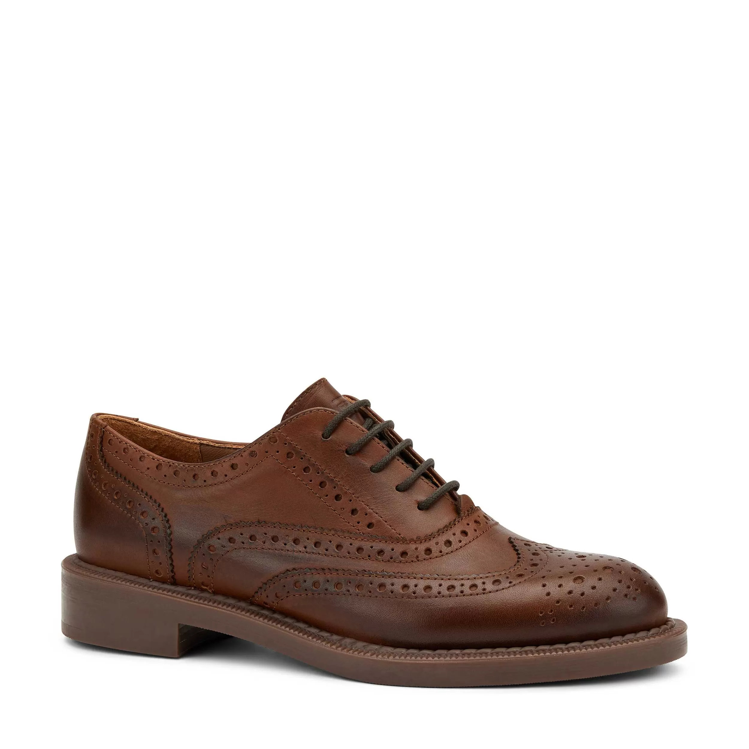 Frau Brogue Oxford Aus Leder-Damen Mokassins & Schnürschuhe