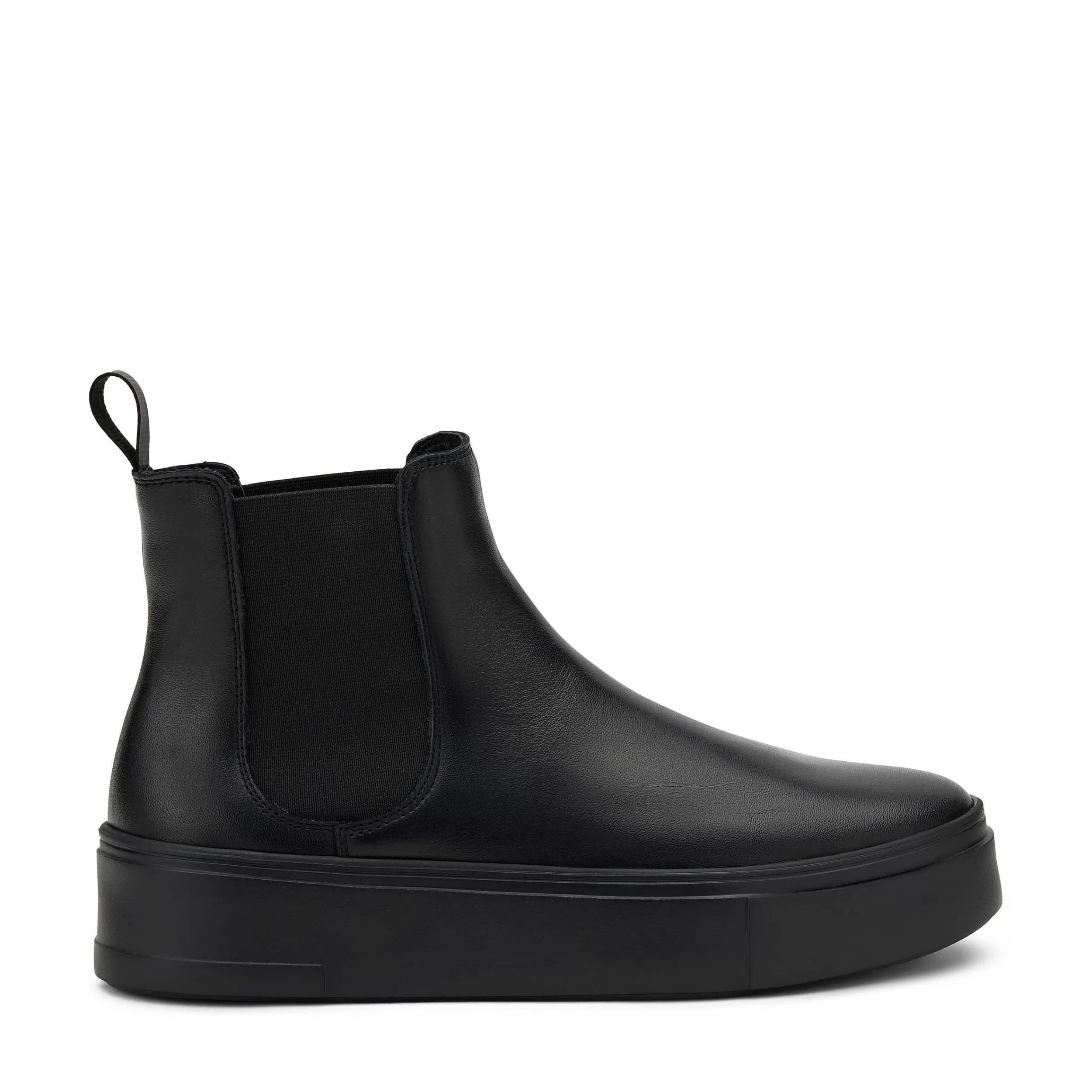 Frau Lassige Beatles Aus Leder In Color-Blocking-Optik-Damen Beatles