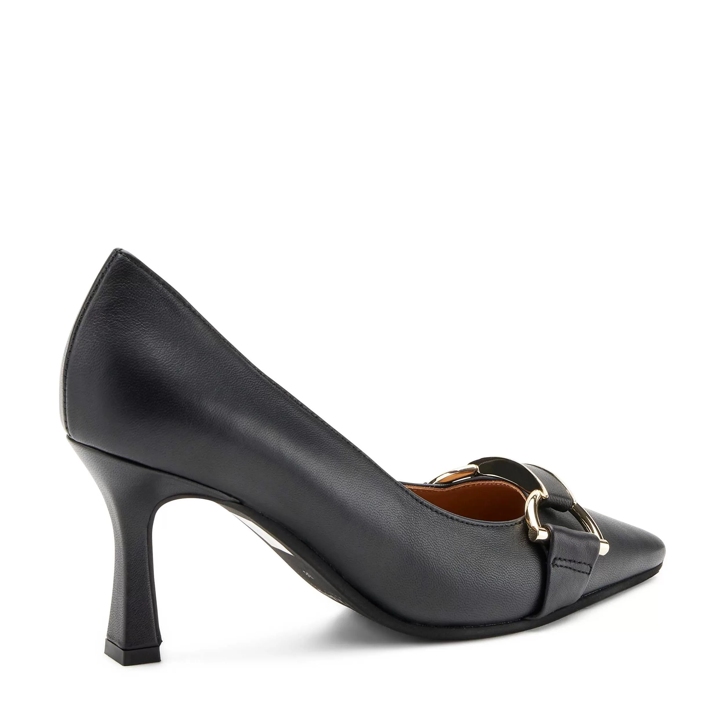 Frau Pumps Aus Leder Mit Hohem Latino-Absatz-Damen Pumps