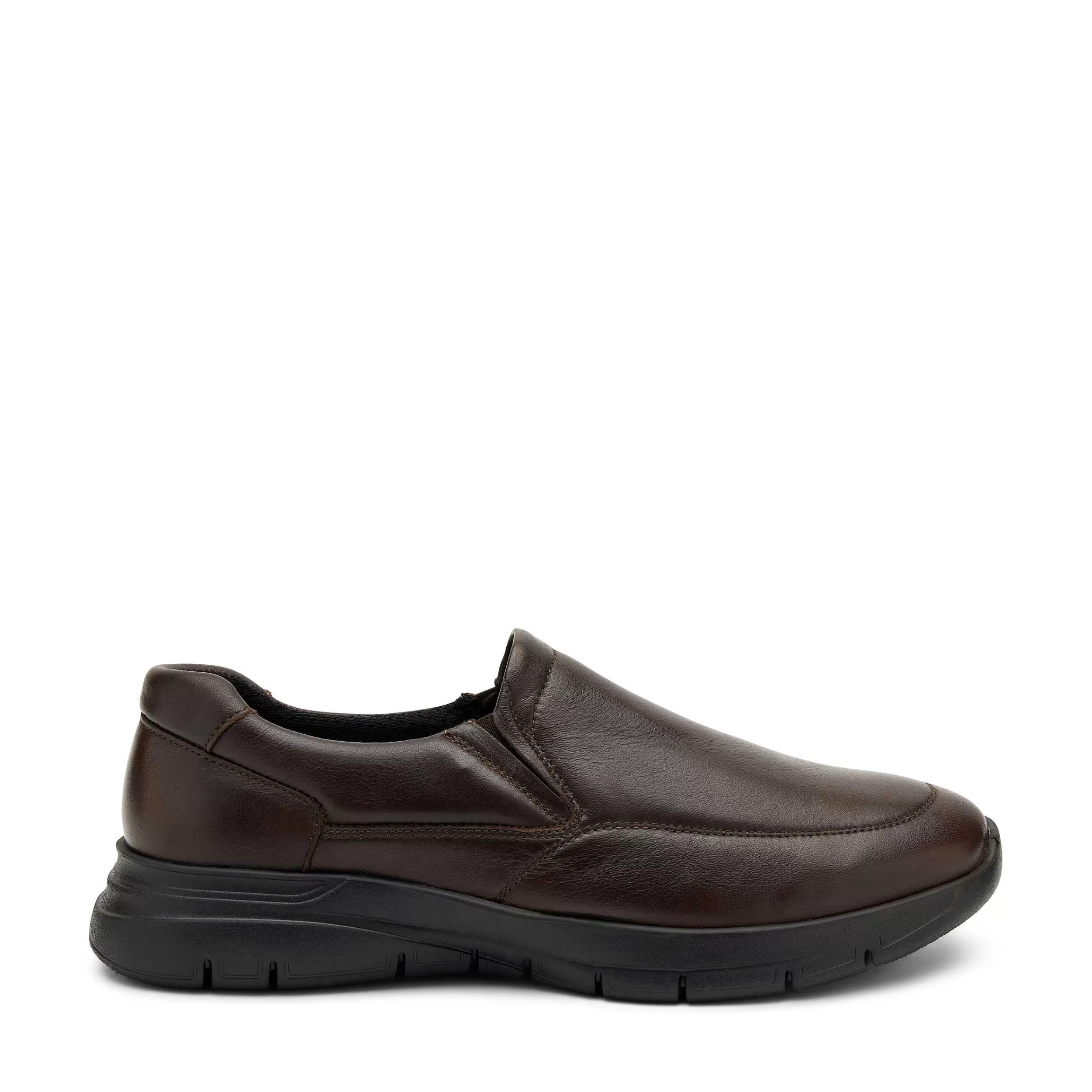 Frau Slip-On Aus Leder Mit Xl®-Sohle-Herren Mokassins