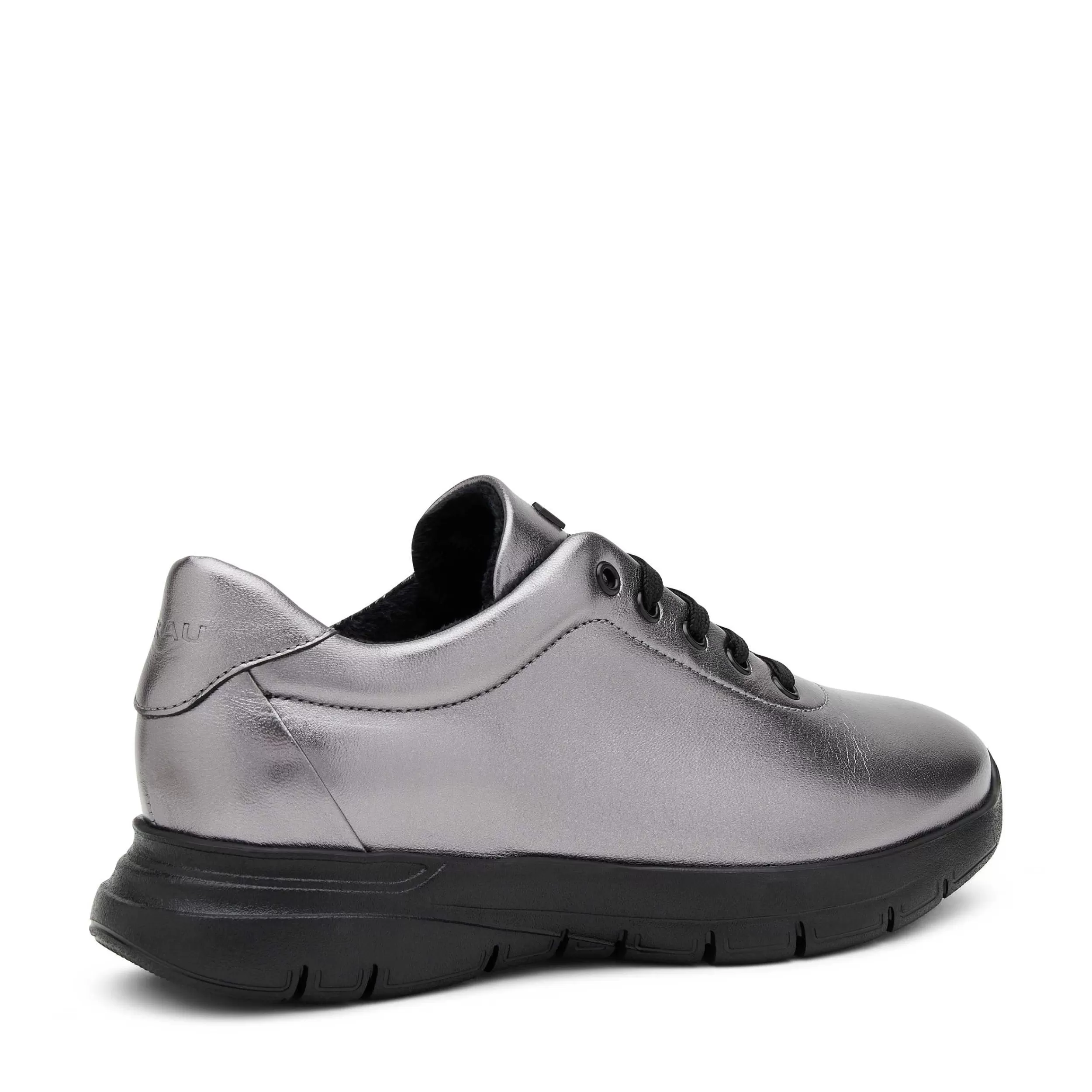 Frau Sportlicher Sneaker Aus Laminiertem Leder-Damen Sneaker & Slip-On