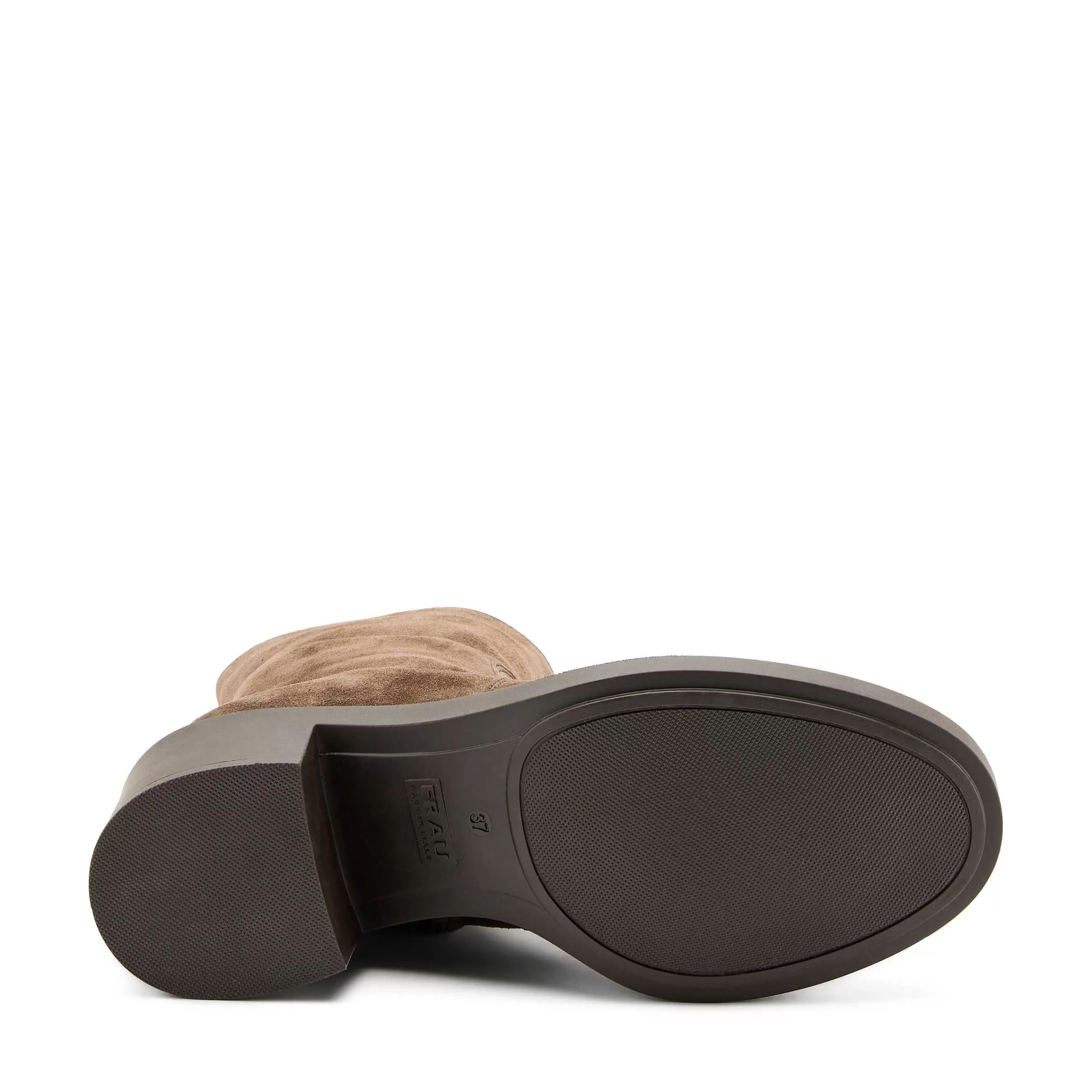 Frau Stiefelette Aus Veloursleder In Color-Blocking-Optik-Damen Stiefel & Stiefeletten
